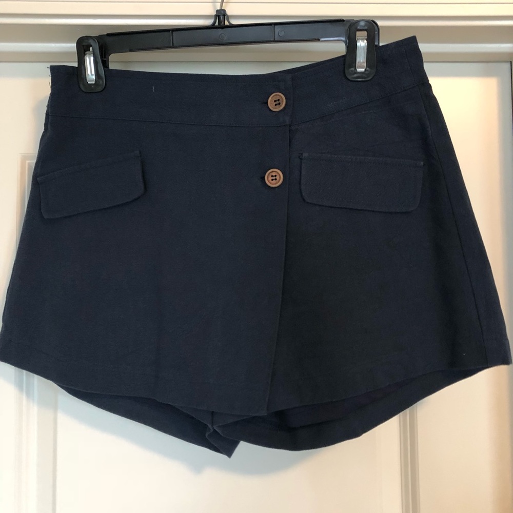 Navy Skort